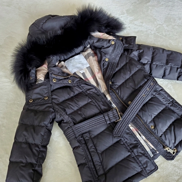 Burberry Other - Burberry kids Girl's goosedown puffer jacket 6T
